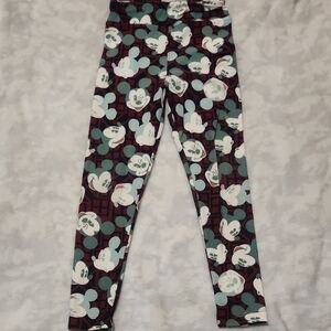 Kids Mickey Mouse Patterned Leggings